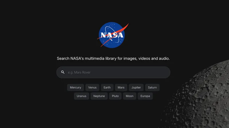 Nasa Media Explorer